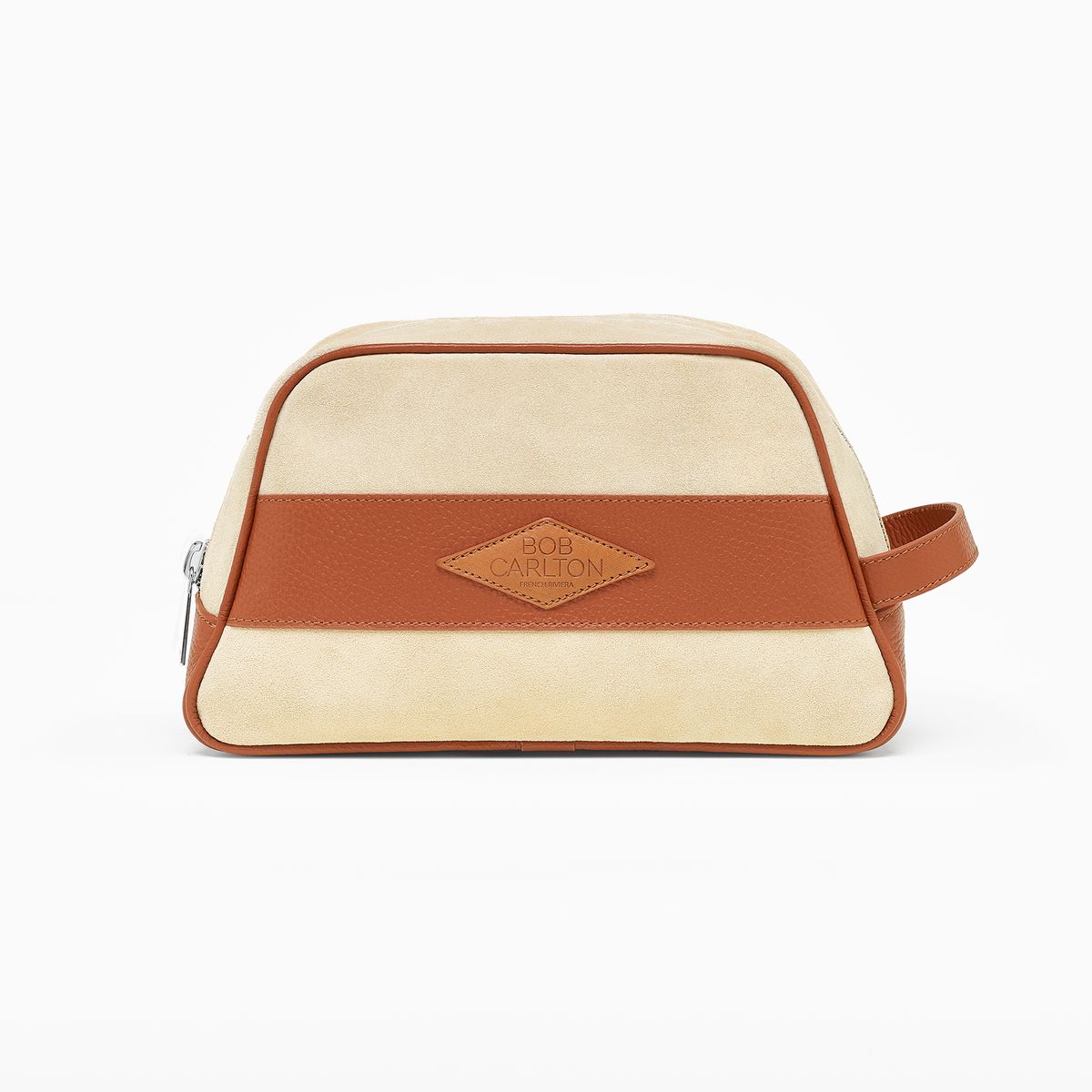 Toalettveske Semsket  beige