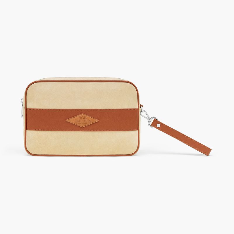 Håndveske Semsket  beige