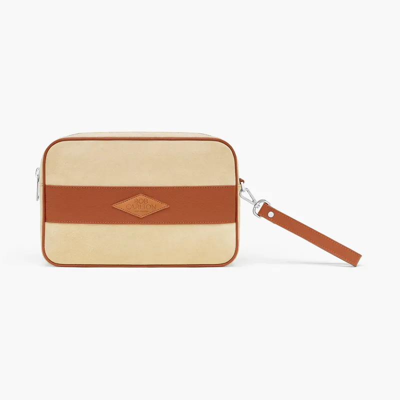 Håndveske Semsket  beige